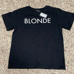 New brunette the label blonde t